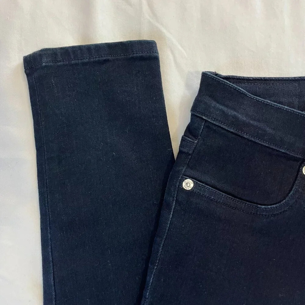 Henry & Belle | Dark Wash Super Skinny Mid Rise Denim Jeans | Size 26 - Picture 6 of 8